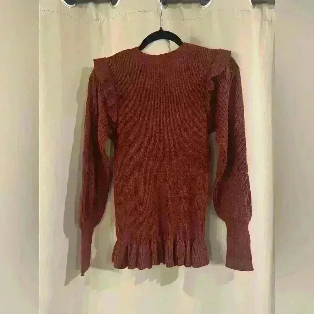 Women’s Burgundy Jessica Simpson Sweater